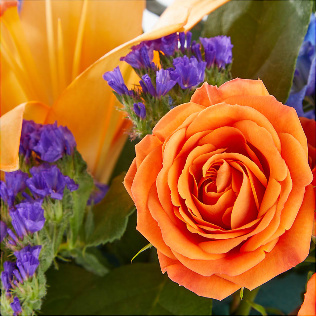 Radiant Citrus Box Bouquet – Floreria Reno, Reno NV