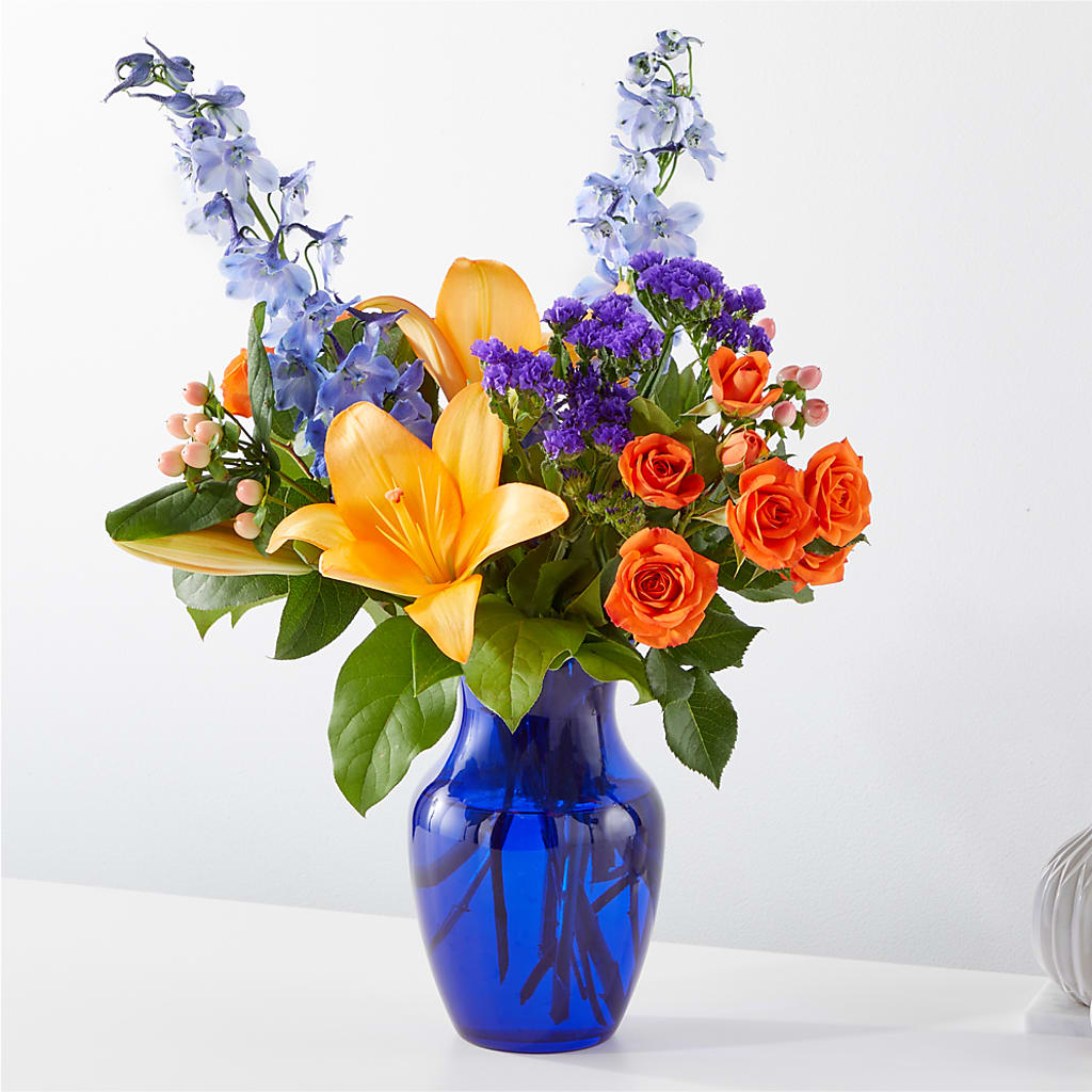 Radiant Citrus Bouquet – Floreria Reno, Reno NV