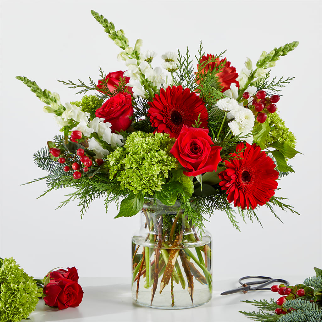 Merry Moment Bouquet – A Florist Original – Floreria Reno, Reno NV