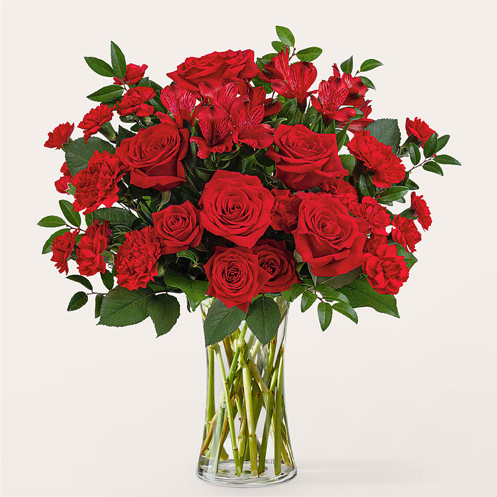 Brilliant Ruby Bouquet – Floreria Reno, Reno NV