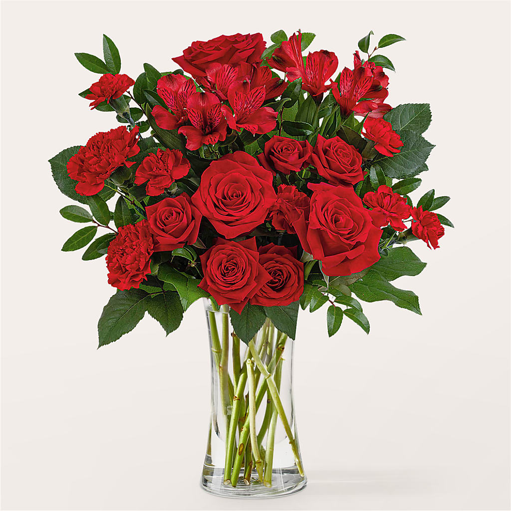 Brilliant Ruby Bouquet – Floreria Reno, Reno NV