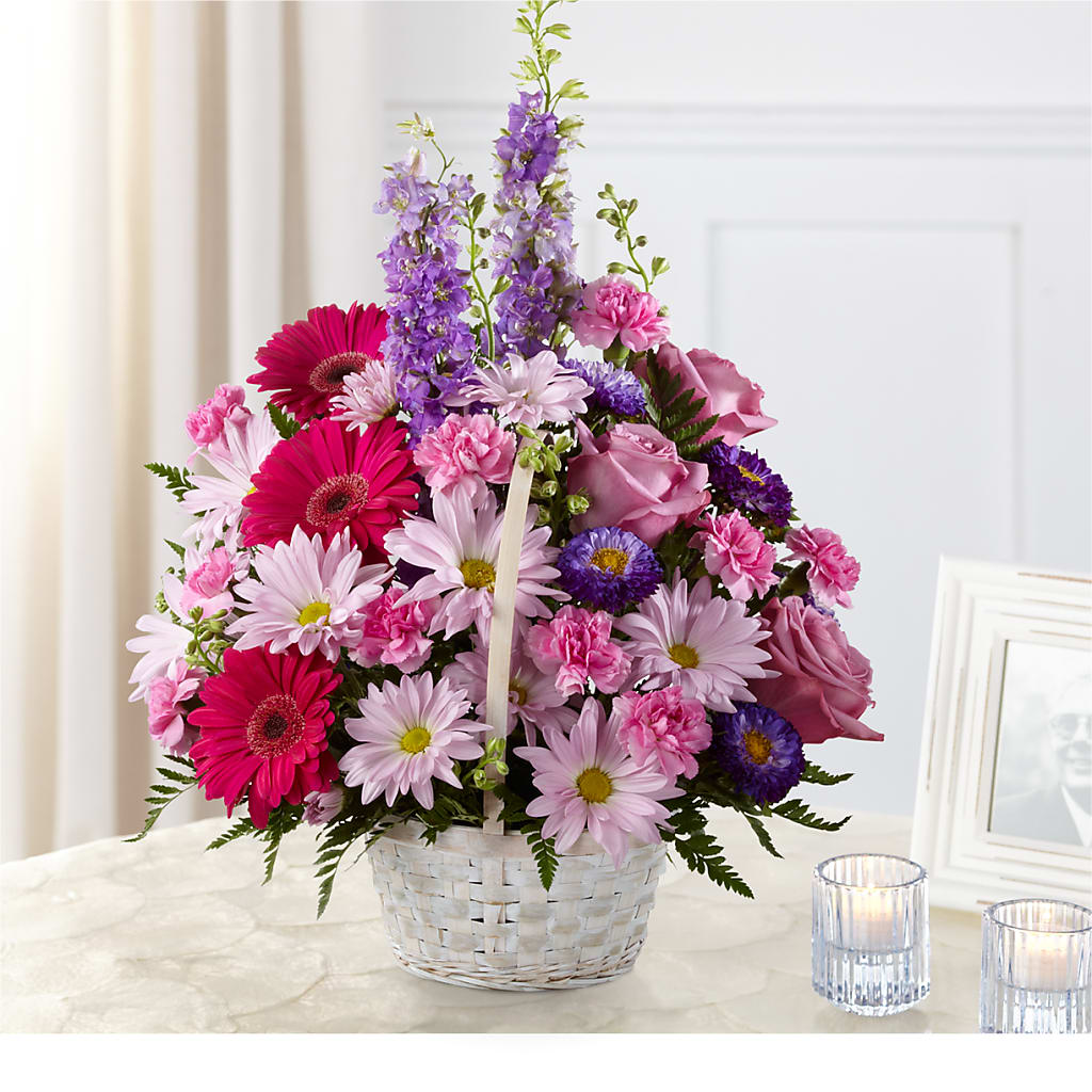 Pastel Peace Basket – Floreria Reno, Reno NV