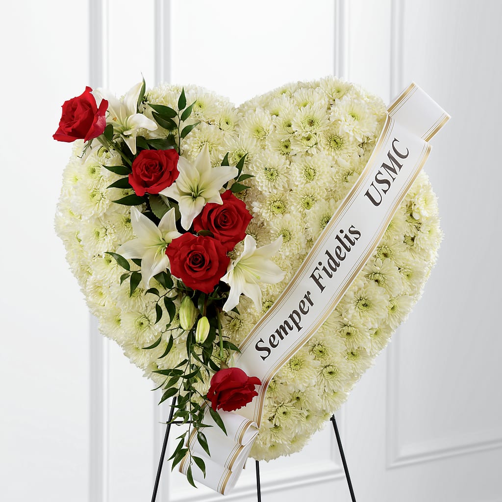 Heartfelt Hero Standing Heart – Floreria Reno, Reno NV