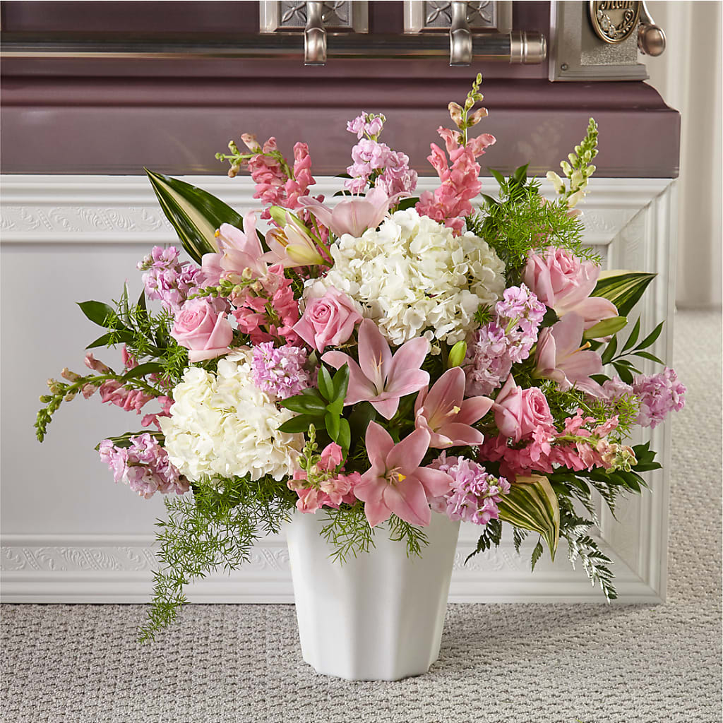 Simply Serene Floor Basket – Floreria Reno, Reno NV