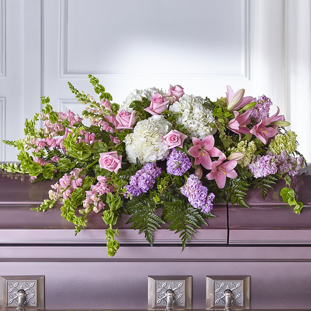 Life's Gratitude Casket Spray – Floreria Reno, Reno NV