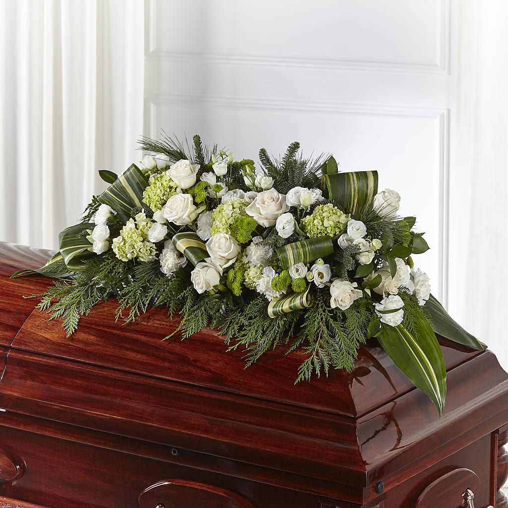 Hopeful Gesture Casket Spray – Floreria Reno, Reno NV