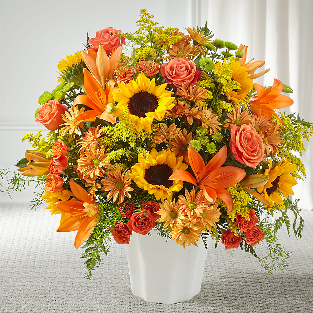 Harvest Thoughts Floor Basket – Floreria Reno, Reno NV
