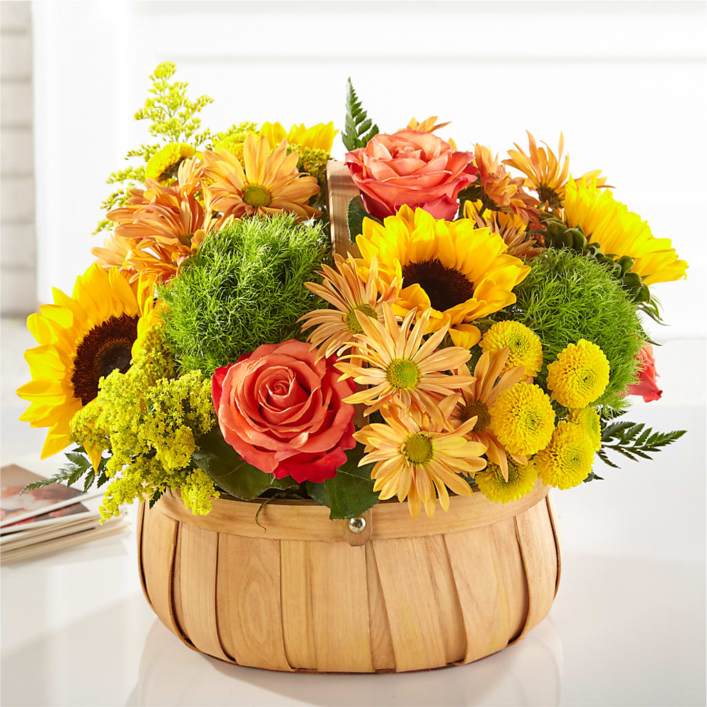 Harvest Sunflower Basket – Floreria Reno, Reno NV