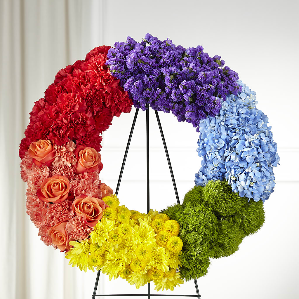 Circle of Love Wreath – Floreria Reno, Reno NV