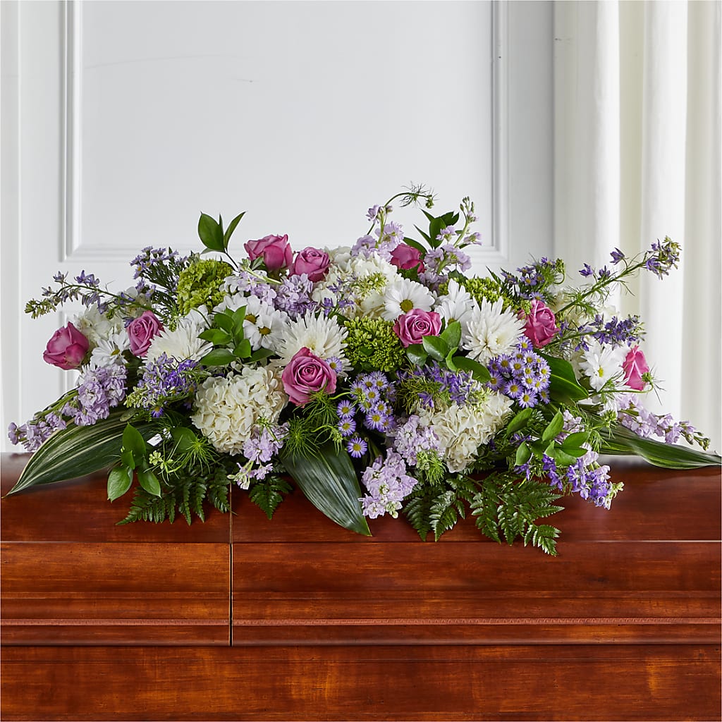 Meadows of Serenity Casket Spray – Floreria Reno, Reno NV