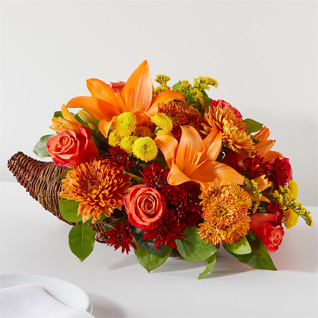 Bouquet of Blessings Cornucopia – Floreria Reno, Reno NV