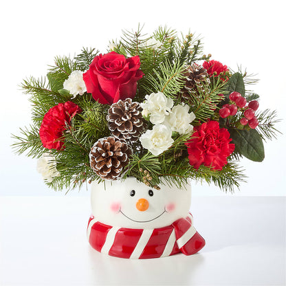 Jolly Snowman Bouquet –  Floreria Reno, Reno NV