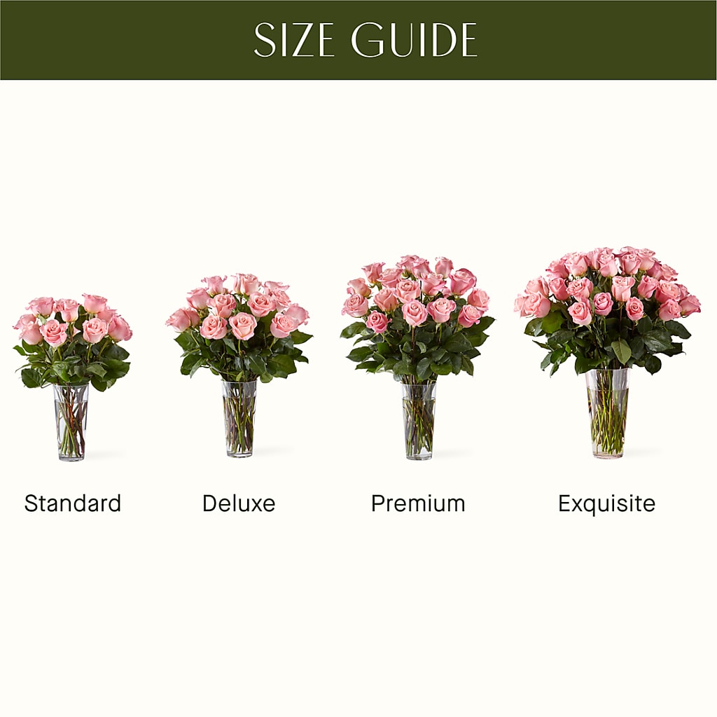 Long Stem Pink Rose Bouquet –  Floreria Reno, Reno NV