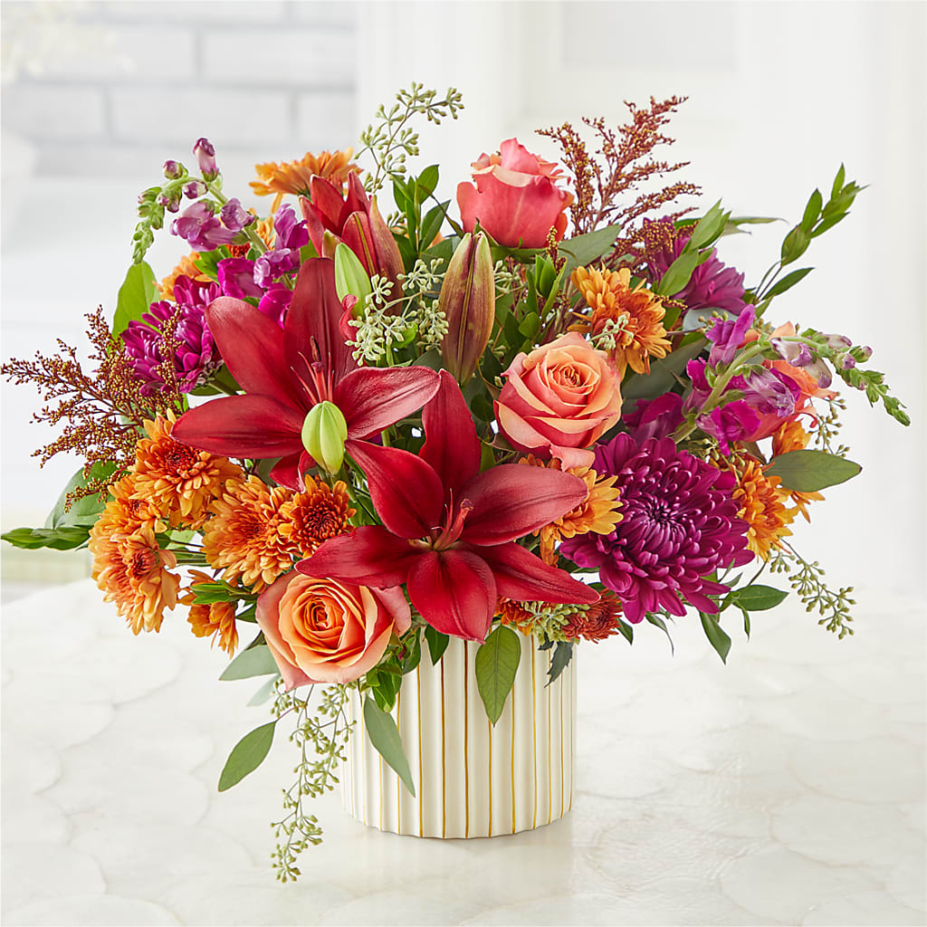 Burgundy Landscape Bouquet –  Floreria Reno, Reno NV