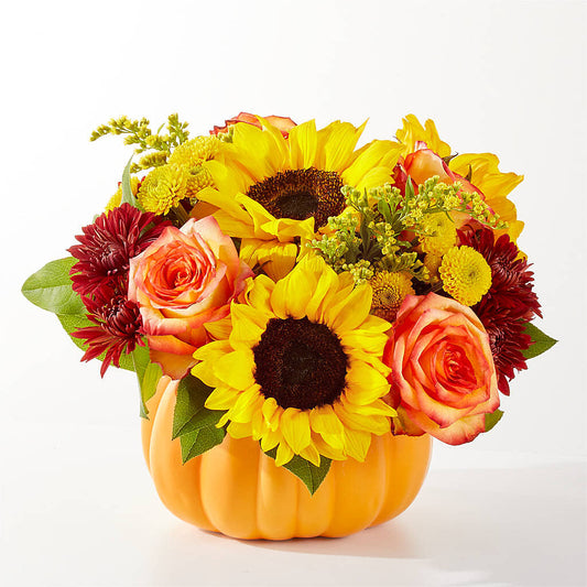 Golden Gourd Pumpkin Bouquet –  Floreria Reno, Reno NV