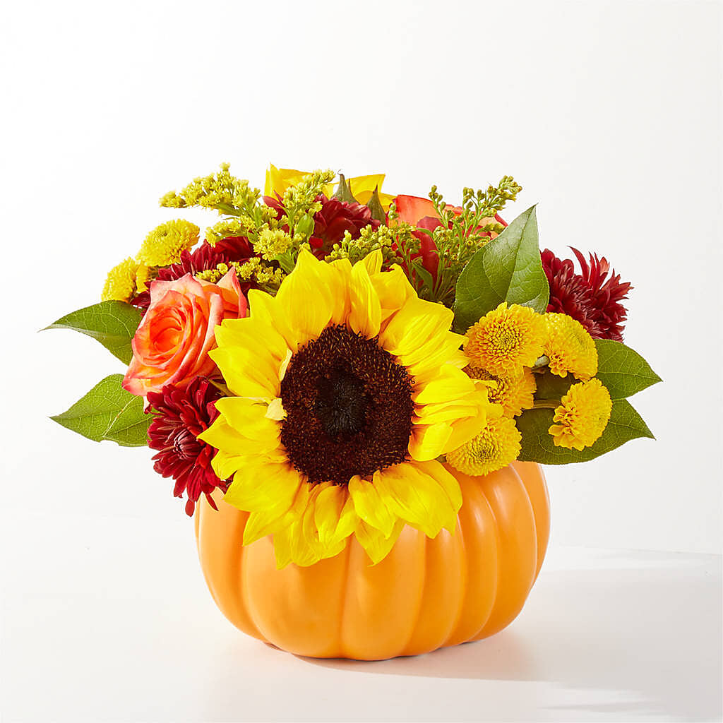 Golden Gourd Pumpkin Bouquet –  Floreria Reno, Reno NV