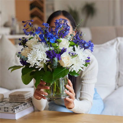 Cerulean Waves Bouquet –  Floreria Reno, Reno NV