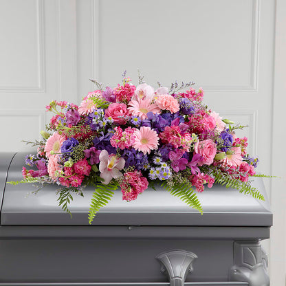Glorious Garden Casket Spray –  Floreria Reno, Reno NV