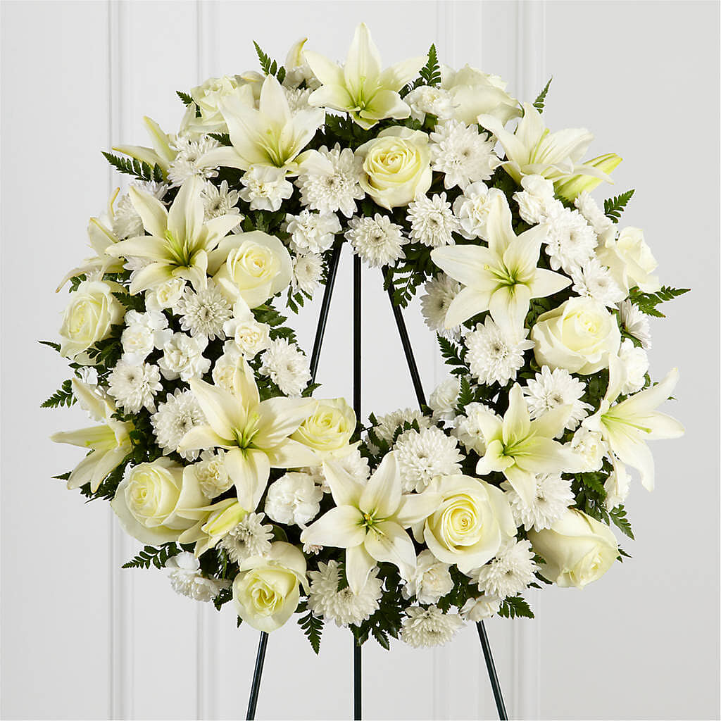 Treasured Tribute Wreath –  Floreria Reno, Reno NV