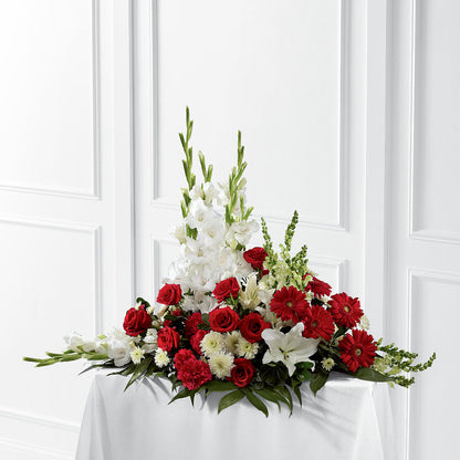 Crimson & White Arrangement –  Floreria Reno, Reno NV