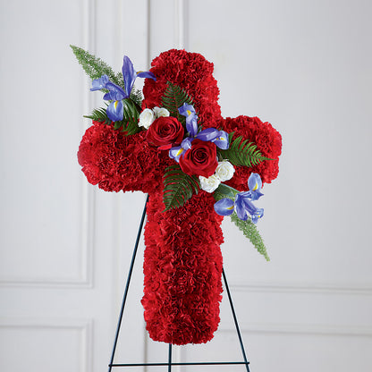 Faithful Hero Floral Cross –  Floreria Reno, Reno NV