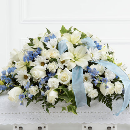 Tender Treasure Casket Spray –  Floreria Reno, Reno NV