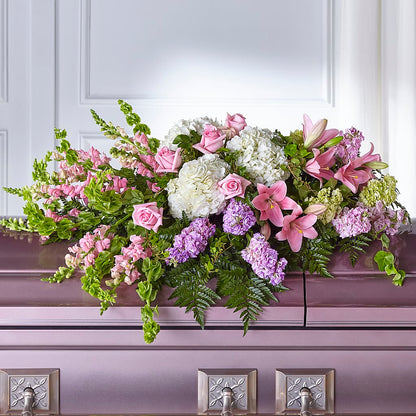 Life's Gratitude Casket Spray –  Floreria Reno, Reno NV