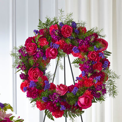 Calming Colors Wreath –  Floreria Reno, Reno NV