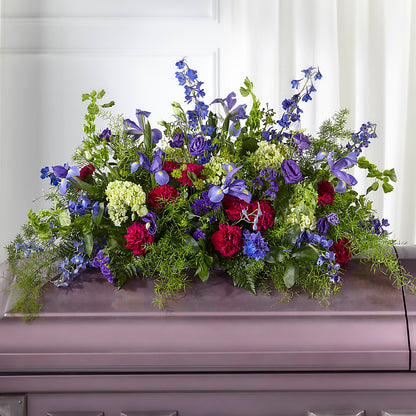 Always Treasured Casket Spray –  Floreria Reno, Reno NV