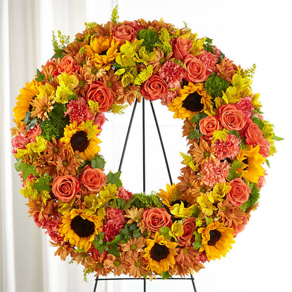 Autumnal Memories Wreath (Standard) –  Floreria Reno, Reno NV