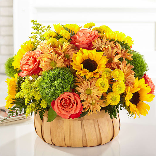 Harvest Sunflower Basket –  Floreria Reno, Reno NV