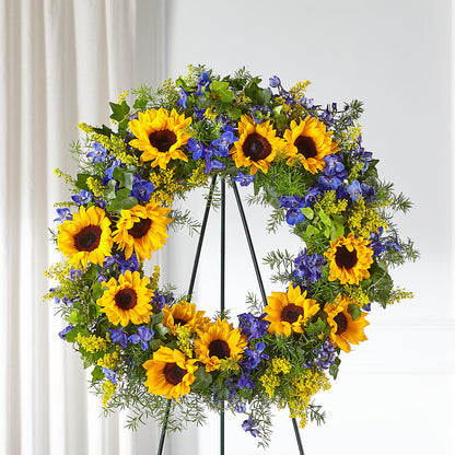 Bright Rays Wreath –  Floreria Reno, Reno NV