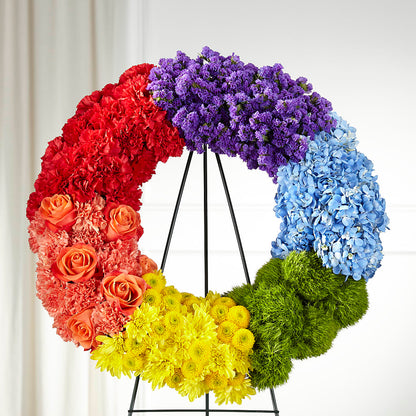 Circle of Love Wreath –  Floreria Reno, Reno NV