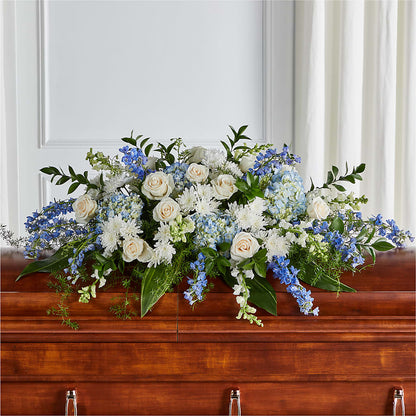 Timeless Essence Casket Spray –  Floreria Reno, Reno NV