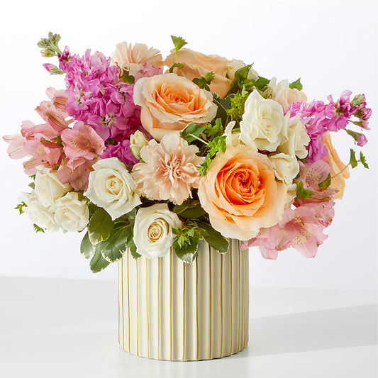 Paradise Bouquet with Ivory Vase –  Floreria Reno, Reno NV