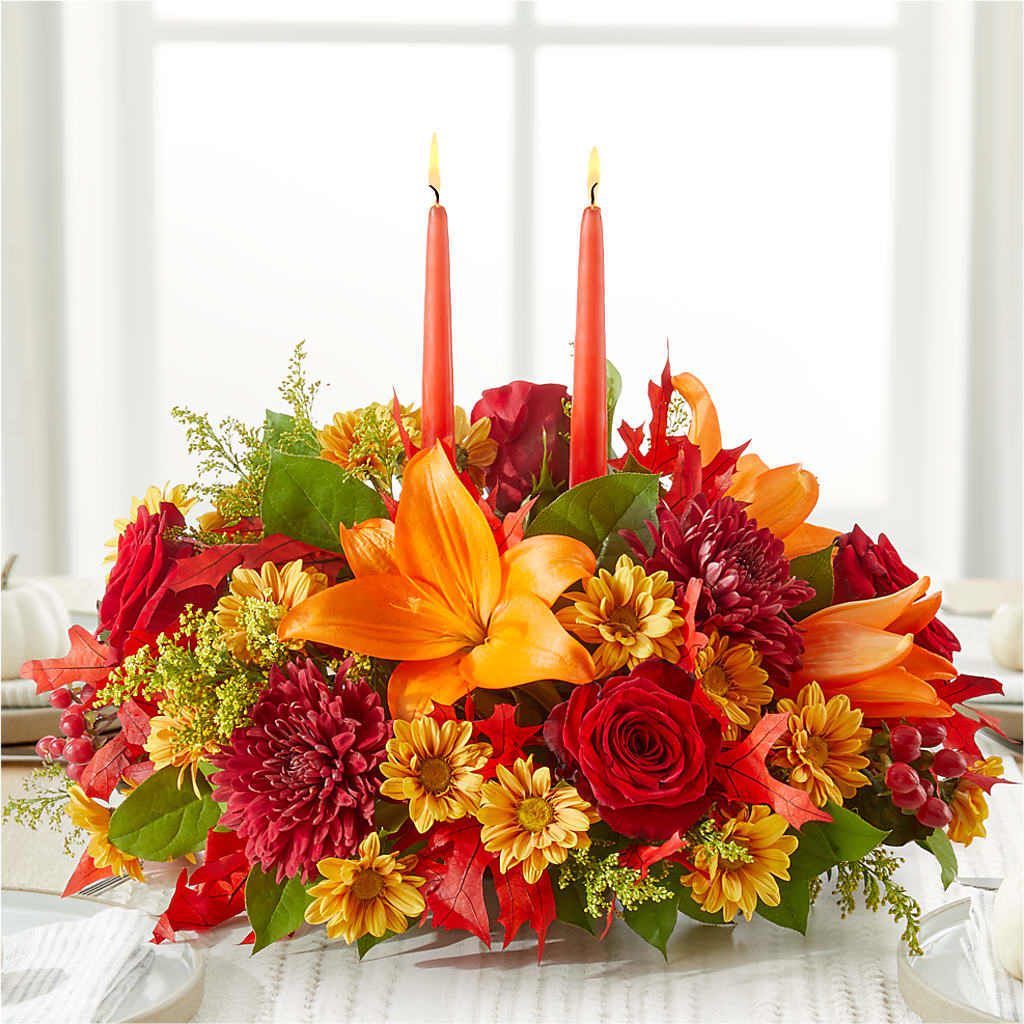 Autumn's Embrace Centerpiece –  Floreria Reno, Reno NV