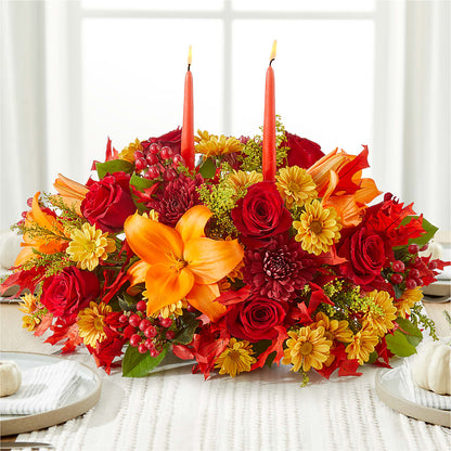 Autumn's Embrace Centerpiece –  Floreria Reno, Reno NV