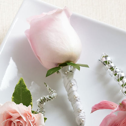 Pink Rose Boutonniere –  Floreria Reno, Reno NV